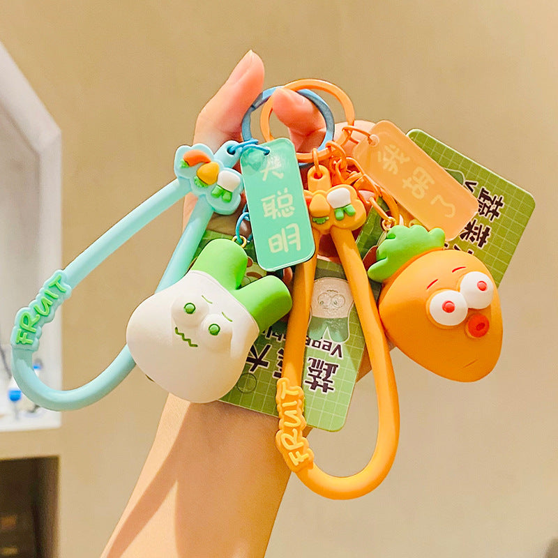 Wholesale Creative Cartoon Vegetable Popeye Resin Keychain